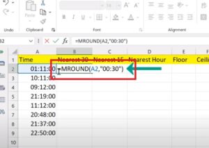 How to Round a Time in Excel - ExcelTutorial