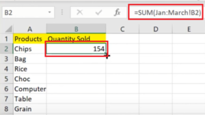 2 EASY Ways to SUM Multiple Worksheets In Excel - ExcelTutorial