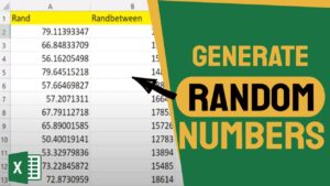 3 Easy Ways to Generate Random Numbers In Excel - ExcelTutorial