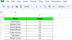 How To Make A Data Table In Google Sheets - ExcelTutorial